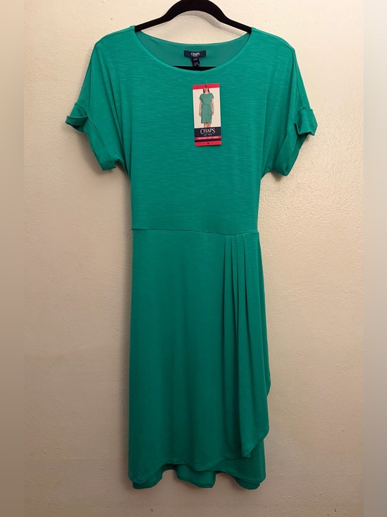Chaps Dresses & Skirts - NEW Chaps by Ralph Lauren Size Medium Emerald Green Short Sleeve Dress